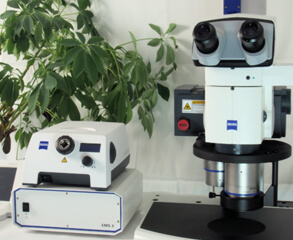 Zeiss microscope with DeltaPix camera