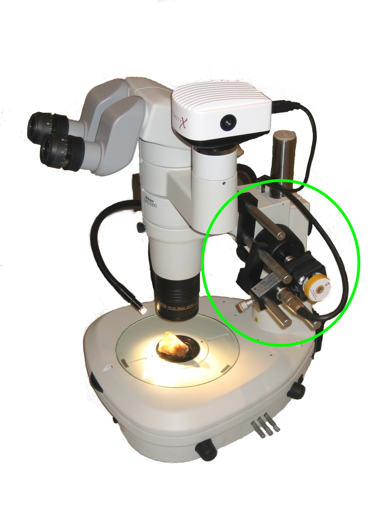 mikroskopets fokusmotor